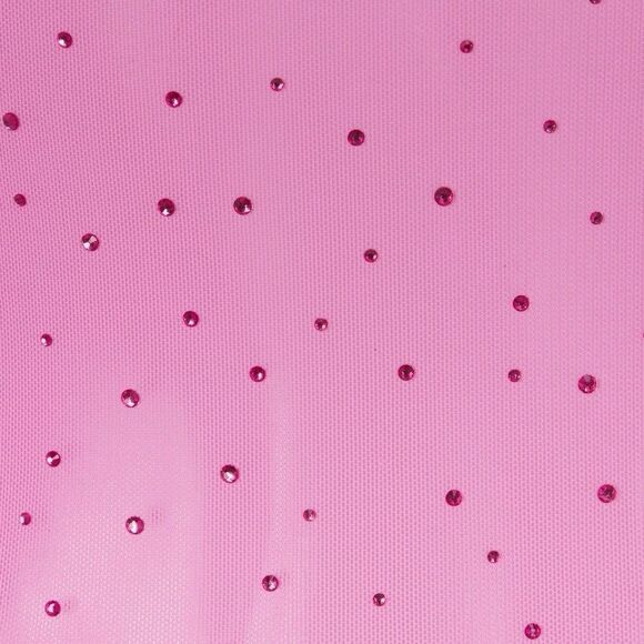 SKIMS NWT Mesh Rhinestone Swim Cover Up Zip Up - Picture 2 of 8